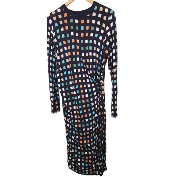 Hugo Boss Esetta Midi Long Sleeve dress XL - Picture 12 of 16